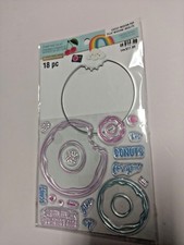 Doughnut Donut Clear Stamp and Die Set by Recollections new 535926