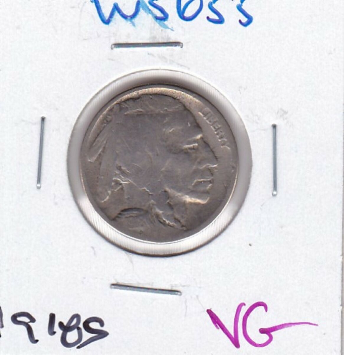 KAPPYSCOINS W5655 1918S VG VERY GOOD BUFFALO NICKEL FILL KAPPYSCOINS W5655 1918S VG VERY GOOD BUFFALO NICKEL FILL
