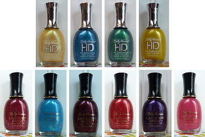 ONE NEW SALLY HANSEN LACQUER SHINE OR HI DEFINITION HD NAIL POLISH - YOU PICK!