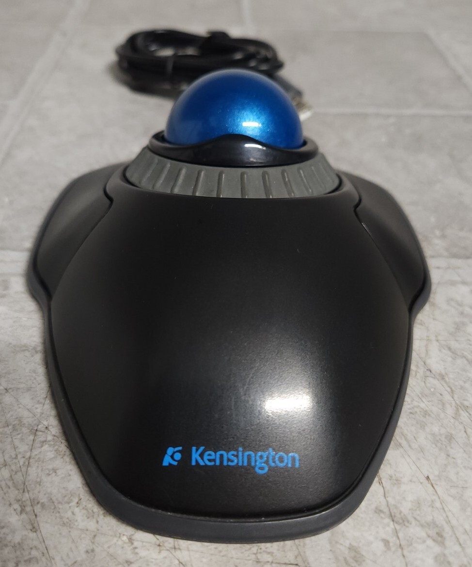 Kensington Orbit Smooth Trackball w/Scroll Ring Mouse M01047 | eBay