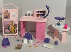 Vintage 1995 Barbie Baby Care Center So Much To Do Playset Accessories Read