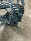 Glass Twisted Knot Rope Sculpture Hand Crafted Vtg Italian Venetian Style — photo 6