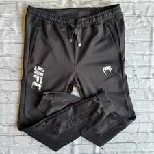 UFC VENUM Pants Large New  Black NWT MMA Zip Leg Athletic Gym Fight Week Womens