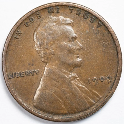 1909 VDB Lincoln Wheat Penny Extremely Fine (XF)