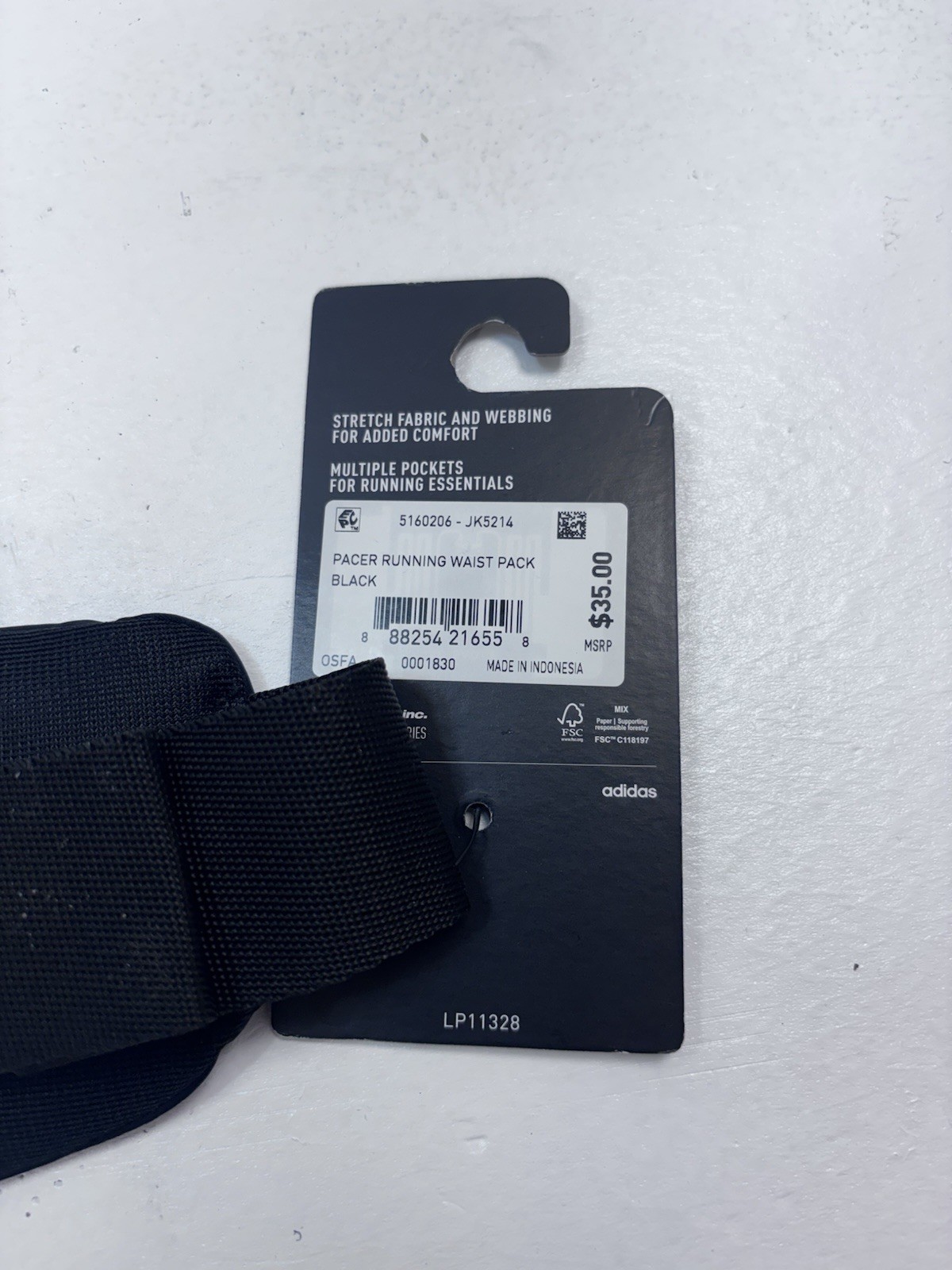 Adidas Pacer Running Belt Sports Hiking Waist Bag Fanny Pack Sling Hip Sack thumbnail 6