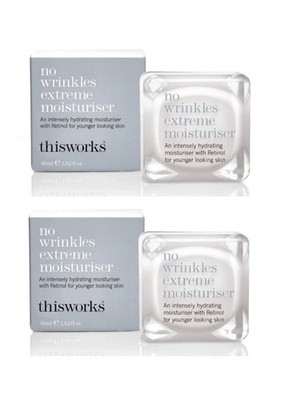 2 PACK ThisWorks No Wrinkles Extreme Hydrating Retinol Moisturiser 1.62 Oz X 2