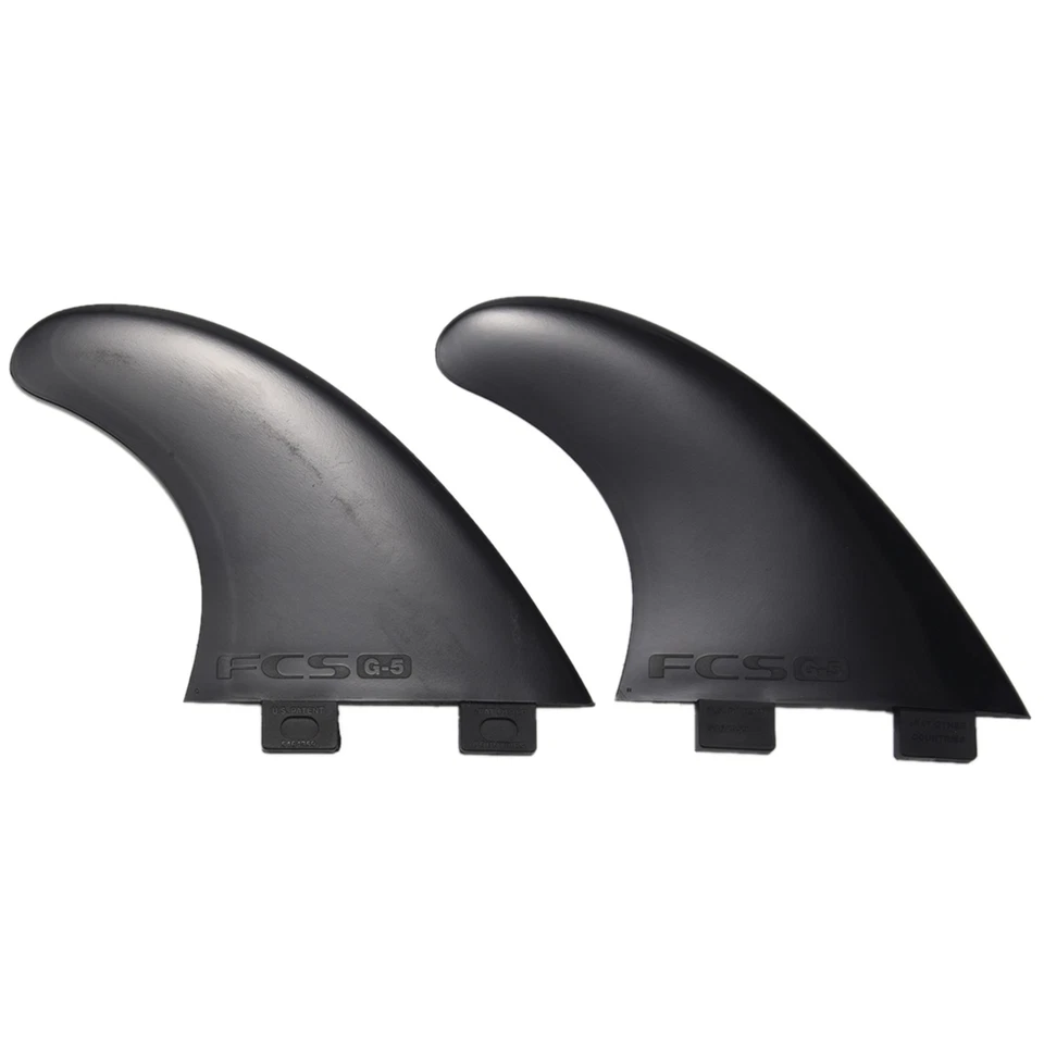 3Pcs Plastic Nylon+Fiberglass Black for  Surf Fins G5 Size Surf Board Fins9926 - Image 2 of 4