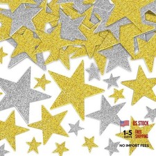 200 Pcs Glitter Foam Sticker Self Adhesive Star Sticker Greeting Card Sticker