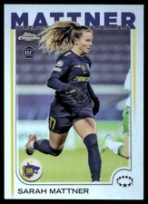 2024-25 Topps Chrome UEFA Women's Champions League #95 Sarah Mattner Refractor