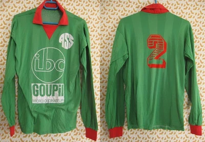 Maillot ASS Goupil Micro-Ordinateur IBC Porté 80'S Football vintage Homme - M - Photo 1/4