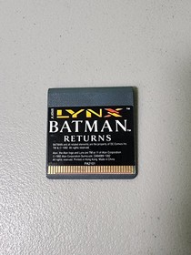 Batman Returns Atari Lynx 1992 Video Game Cartridge w/ Manual - Tested