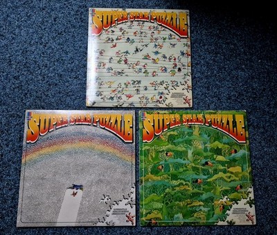3x Heye Super Star Puzzle 216 TEILE BLACHON 8021 8032 8034 Vögel Piep Dschungel