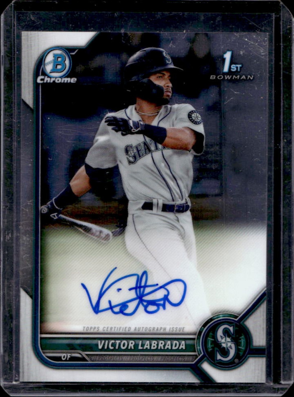 2022 Bowman Chrome Victor Labrada Auto 1st #CPA-VL Mariners
