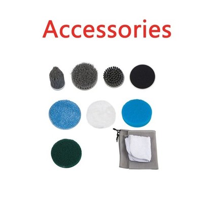 8PCS Electric Cleaning Brush Heads   Bathroom & Kitchen Accessories