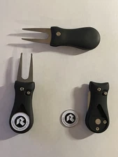(1)  Switchblade Golf Divot Tool & (1) Riviera Country Club 1" Coin Golf Marker
