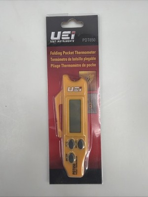 UEi PDT650 Folding Digital Pocket Thermometer Test Instruments -58-572 F