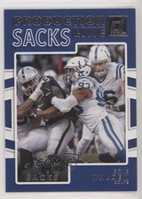 2017 Panini Donruss Production Lines Sacks Erik Walden #8 o9o