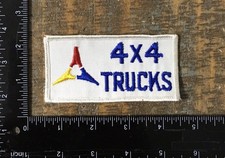 Vintage DODGE 4X4 TRUCKS Pickup Truck Racing Logo Embroidered Sew-On Patch