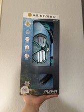New U.S. Divers Playa Adult Snorkeling Combo with Mask and Snorkel Aqua Green