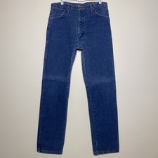 Wrangler Cowboy Cut 35x34 Men  s Original Fit Denim Blue Jeans 13MWZ