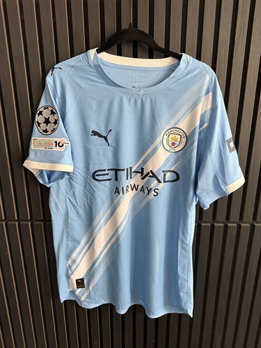 Manchester City 25/26 Puma Home Jersey B. HAALAND 9 Size 2XL Blue Kit New w tags