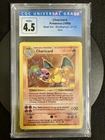 Pokémon 1999 Base Set Charizard #4/102 CGC 4.5 Shadowless
