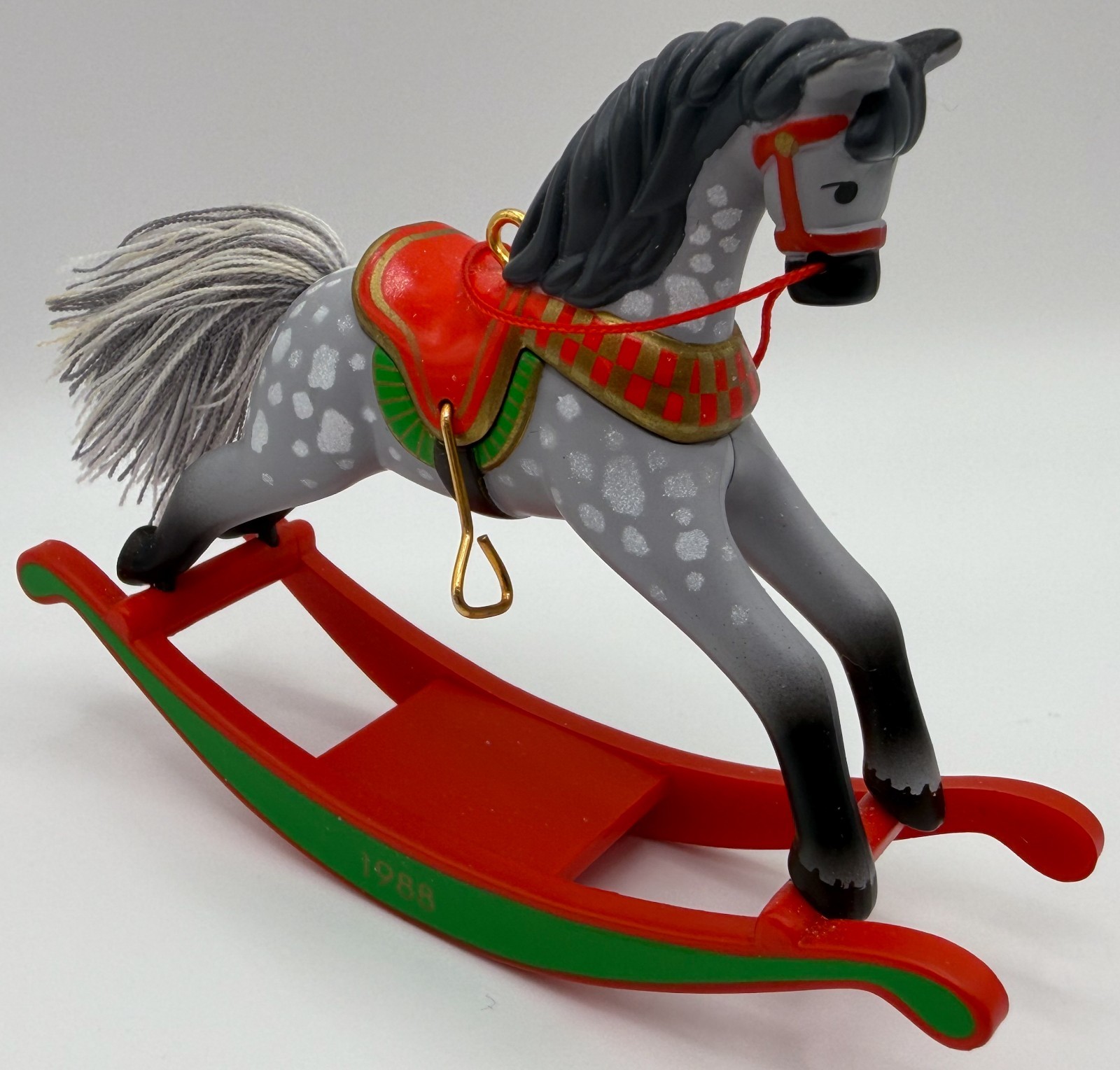 Hallmark Keepsake Rocking Horse 1988 Ornament 8th in Series w/ Box