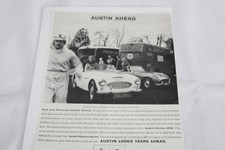 AUSTIN HEALEY MAGAZINE ADVERTISMENT WITH BUBBLE CARS TO REVERSE