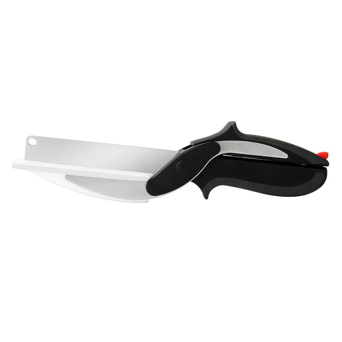 Chef's Pride 2-in-1 Cutting Board Scissors, All-in-One Spring-Powered Kitchen Sh