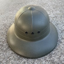 Vtg Bayly Inc Pith Sun Helmet Adjustable Green Outdoors Safari Fishing Hiking