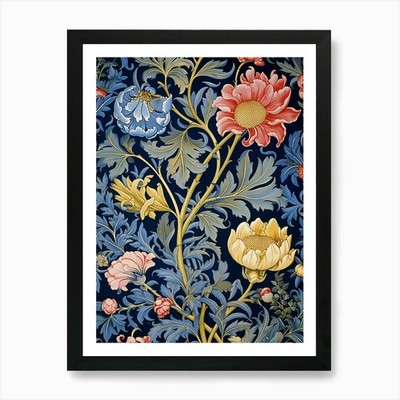 William Morris Tapete 78 Art Pri gerahmtes Wandbild Poster Leinwanddruck Bild