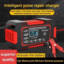 Car Battery Charger 12V 6A Fast Charger Automatic Smart Pulse Repair AGM/GEL UK