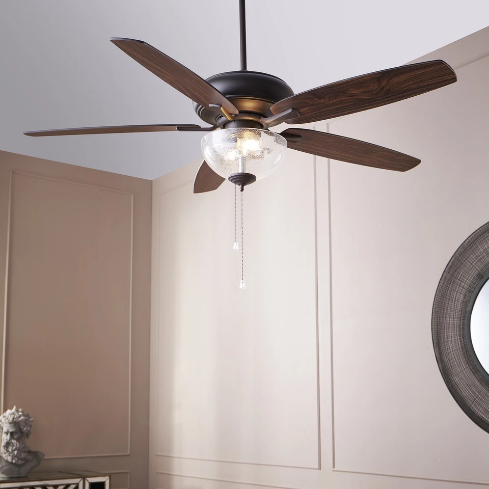 Apex - Ceiling Fan in Soft Contemporary style - 56 inches wide by 12.5 inches - Image 2 of 3