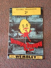 2970 Humpty Dumpty on Ice souvenir programme from the Wembley Empire Pool