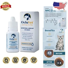 Ocluvet Eye Drops: Clinically Studied NAC for Pet Cataract Support