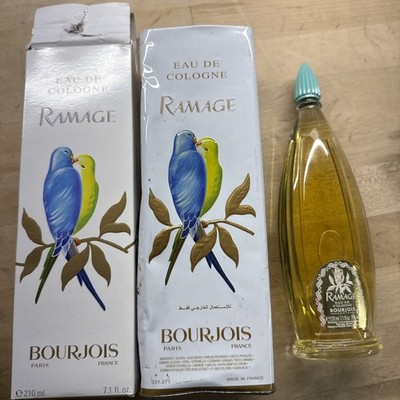 RAMAGE BY BOURJOIS EAU DE COLOGNE SPRAY 7.1OZ / 210ML NIB RARE VTG With Tin New