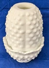 One Vintage Fenton Milk Glass Hobnail Fairy Lamp