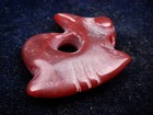 Old Nephrite Jade Stone Carved HongShan Culture Bird w/ Long Beak #11202510 — photo 2