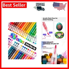 36 Color  Acrylic Paint Marker Pens - Extra Fine Tip for All Surfaces