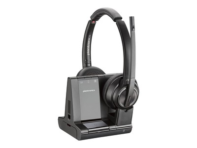 HP Poly Savi 8220 Wireless Ufficio Auricolare Nero Office 8D3J2AA#ABB