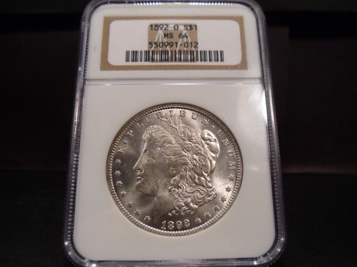 MS 64 Graded 1892 Year Morgan US Dollars (1878-1921) for sale | eBay