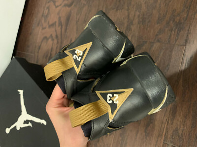 vintage ミュール37 Nike Air Jordan VII 7 Retro GS GMP BLACK GOLD WHITE GOLDEN