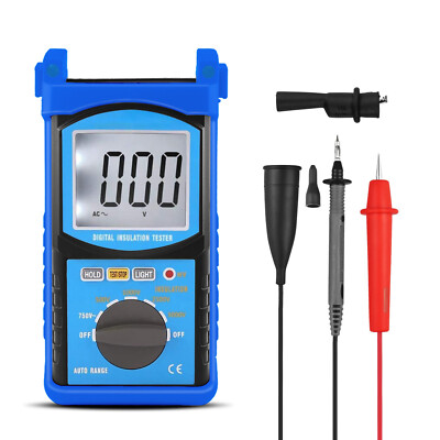 Digital High Voltage Tester Ohmmeter Insulation Resistance 5000V Voltage 200GΩ