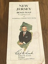 New Jersey Map - 1986 - National Community Bank