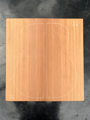 COASTAL REDWOOD acoustic DREADNAUGHT guitar bookmatch top soundboard AAA+ D6