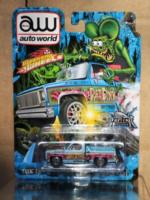 ラットフィンク シルバラード トレーラー ミニカー オートワールド Auto World 1:64 1983 Chevrolet Silverado Custom Rat Fink | eBay