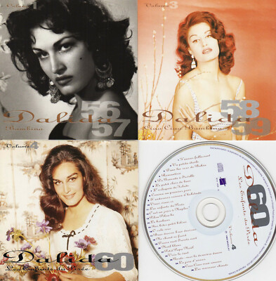 DALIDA LES ANNEES BARCLAY VOL 1 [56-57 BAMBINO] 3 [58-59] 4 [1960] LOT OF 3 CDS