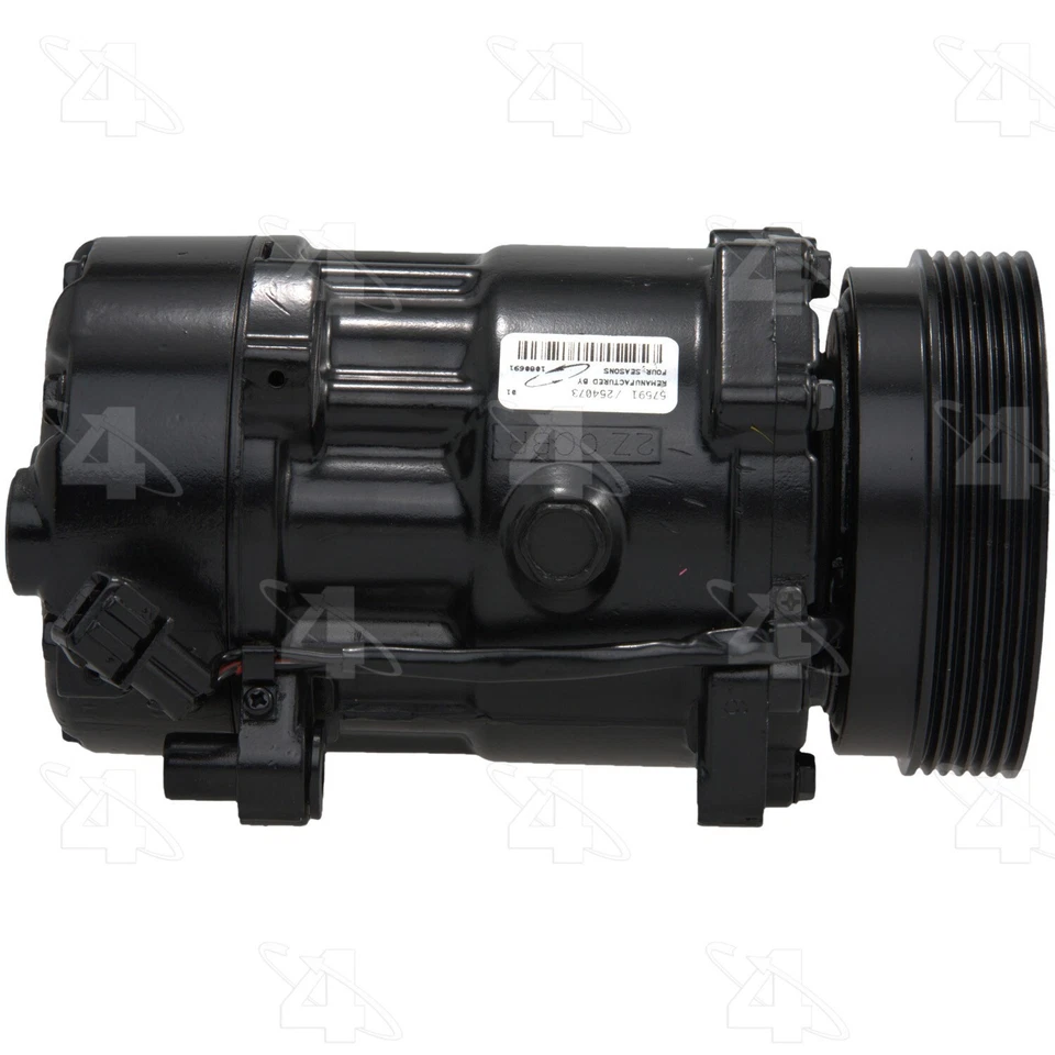 Compresor de aire acondicionado para Volkswagen Passat 1993 2,0 L L4 4 estaciones Foto 4 de 4