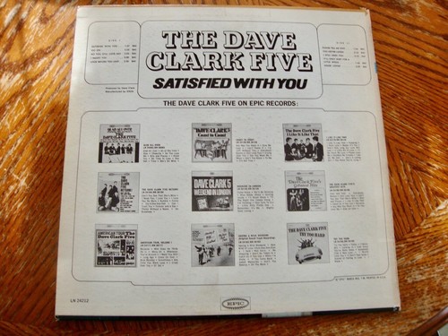 The Dave Clark Five-Satisfied With You ORG 1966 LP MONO LN-24212 VG+ - Picture 2 of 4