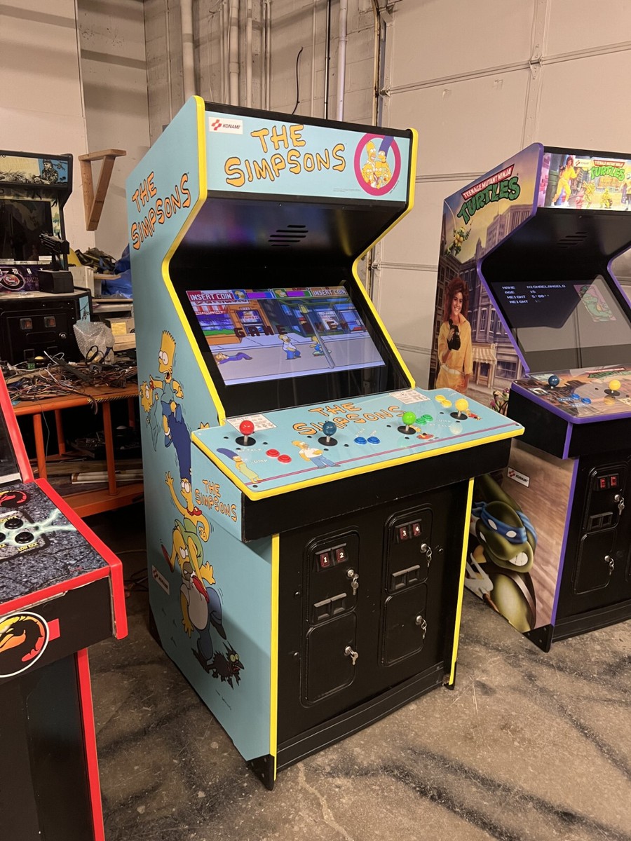 THE SIMPSONS ARCADE MACHINE by KONAMI 1991 | eBay
